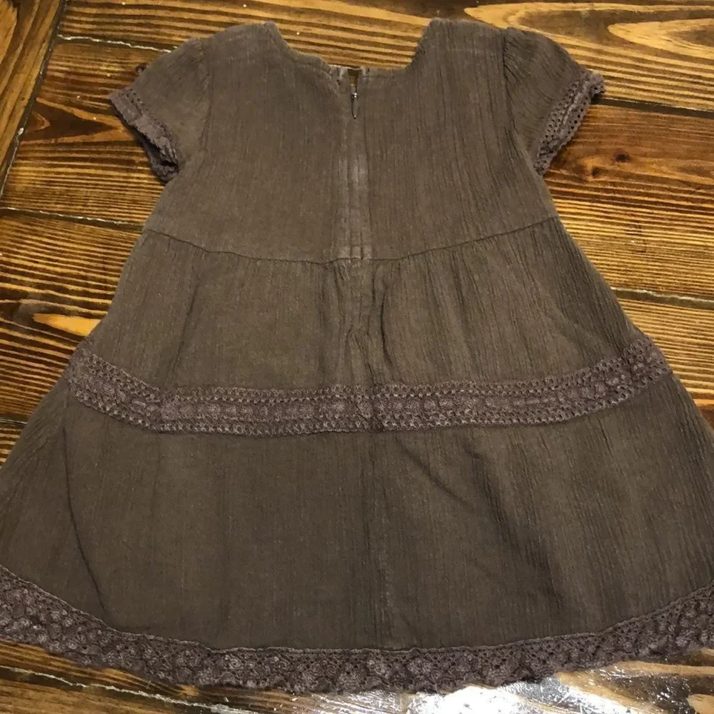 NWOT GAP Brown Cotton Lined Dress with Bloomers